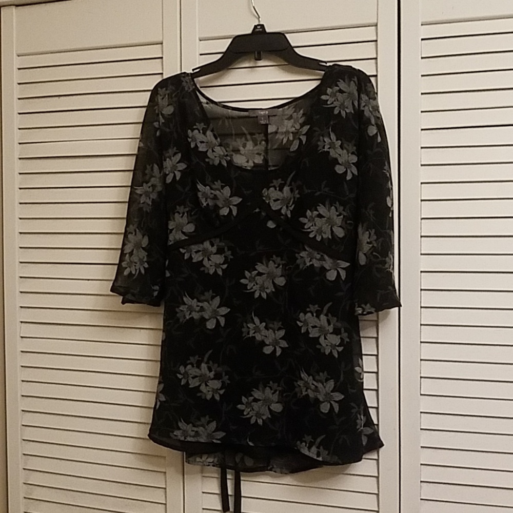 🍁 Black dress top